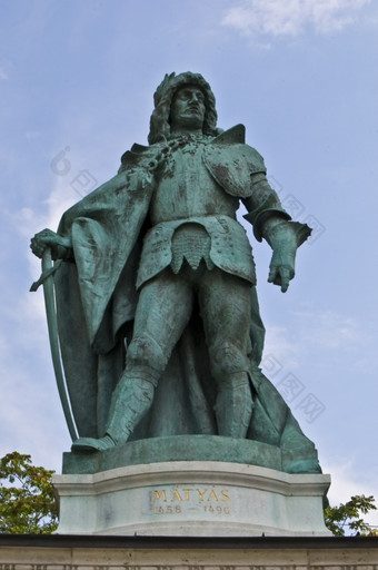 一个的雕像<strong>英雄</strong>的<strong>英雄广场</strong>布达佩斯