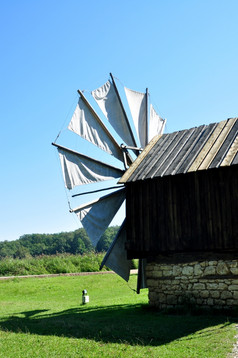 sibiu罗马尼亚人种博物馆木风机