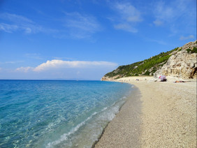 岛希腊米洛斯岛海滩海景观