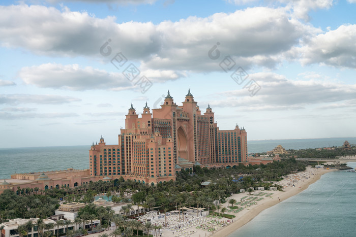 迪拜阿联酋12月雄伟的的atlnatis酒店迪拜阿联酋12月雄伟的的atlnatis酒店迪拜吸引了几百万人每年