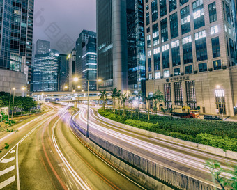 在<strong>香港香港</strong>五月城市交通晚上在<strong>香港香港</strong>主机几百万游客每一个一年