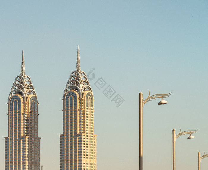 建筑市中心迪拜图片