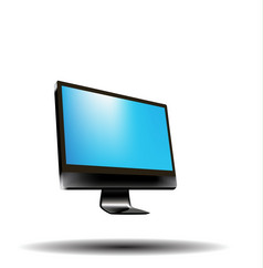 孤立的电脑屏幕可以取代消息图像屏幕剪裁路径包括