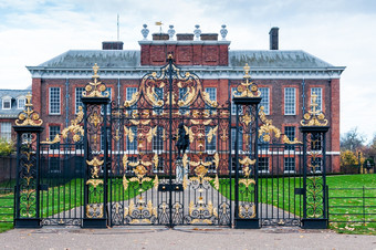 外视图肯辛顿宫伦敦的宫有被英国皇<strong>家家</strong>庭住宅自的世纪