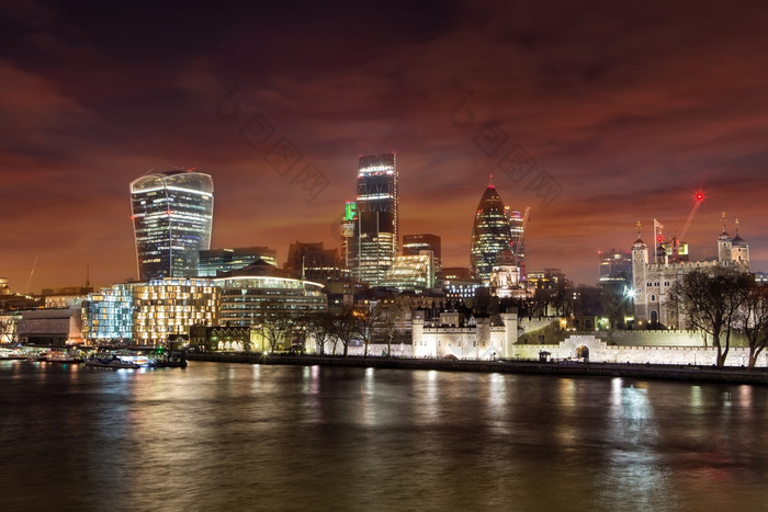 城市伦敦一个的领先的中心。全球金融