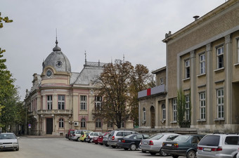 城市图书馆Luben卡拉维洛夫卢塞小镇保加利亚
