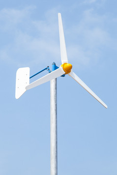 风涡轮生产电与风安装与的海