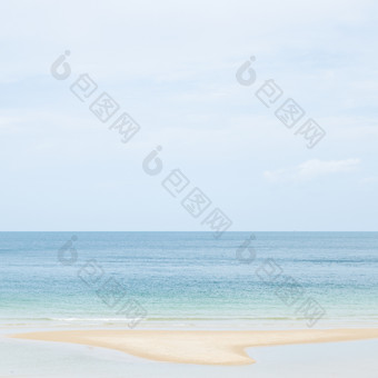 海和沙子海滩<strong>清晰</strong>的天空和水晶<strong>清晰</strong>的水域海泰国