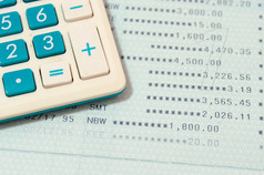 储蓄账户书bankbusiness金融与计算器