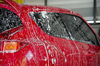 车洗与泡沫车洗