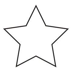 明星图标向量白色背景