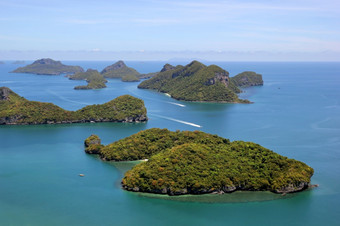 前视图这丁字裤国家海洋公园泰国