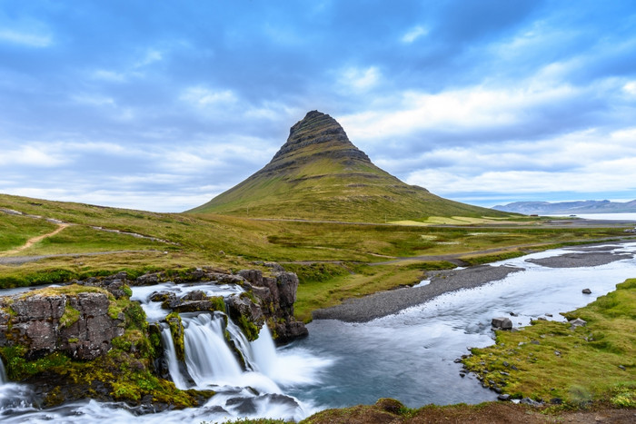 美丽的柯克尤费尔山斯奈山半岛半岛冰岛图片