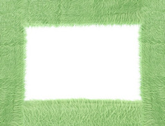 模式绿色织物纹理框架白色背景