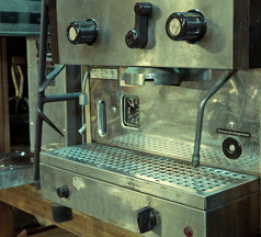 表示咖啡古董机