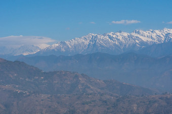 喜马拉雅山脉山云尼泊尔