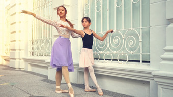 芭蕾舞舞者培训学校的街