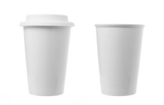 咖啡杯孤立的白色背景
