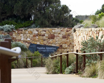 欢迎十二个使徒标志路径具有<strong>里程碑</strong>意义的吸引力游客中心港口坎贝尔国家公园澳大利亚这具有<strong>里程碑</strong>意义的吸引力部分澳大利亚rsquo伟大的海洋路维多利亚