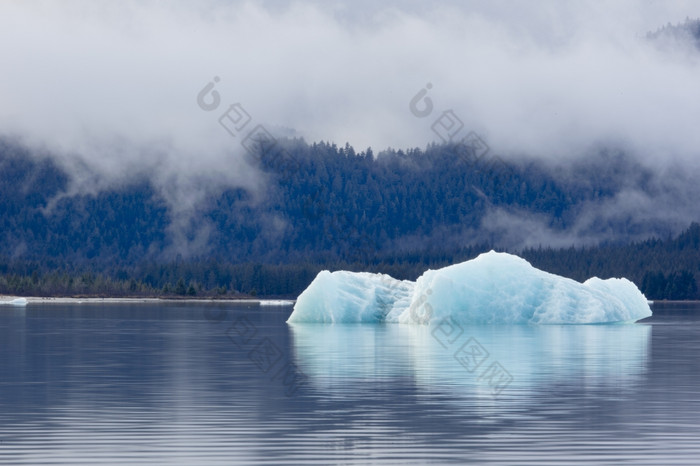 递减冰川融化水域创建气候改变rsquo影响林业局冰川朱诺阿拉斯加
