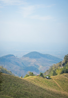 风景热带山