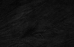 真正的黑色的皮革纹理背景自然皮革牛皮肤材料