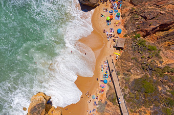 空中前拍摄从沙滩上塞内加尔代表<strong>团团</strong>长拉各斯葡萄牙
