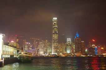 在香港香港港口在香港香港港口晚上