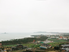 冬天风景济州岛岛韩国