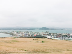 冬天风景济州岛岛韩国