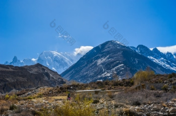 beuatiful景观北部巴基斯坦优先偿还地区喀喇昆仑山巴基斯坦