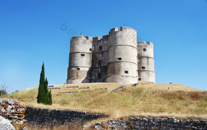 城堡埃沃拉蒙特alentejo葡萄牙