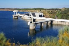 水力发电权力站alquevaalentejo地区葡萄牙
