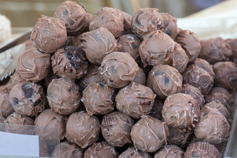 比利时果仁糖甜蜜的巧克力松露食物主题- - - - - -比利时果仁糖甜蜜的巧克力松露食物主题