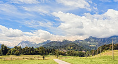 山景观的friulian阿尔卑斯山脉意大利