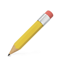 你铅笔插图孤立的白色背景