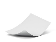 空白表纸插图孤立的白色背景