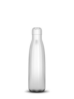 绝缘瓶模型插图孤立的白色背景