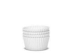 空白蛋糕硅形式插图孤立的白色背景面包店用具