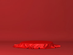 油缸覆盖与一块布最小的场景插图展示为你的产品