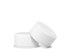 空白塑料瓶帽插图孤立的白色背景