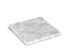 毛茸茸的广场地毯插图孤立的白色背景羊毛地毯