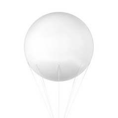 充气天空广告气球插图孤立的白色背景
