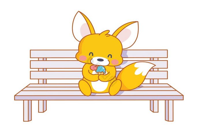 松鼠坐着椅子图片