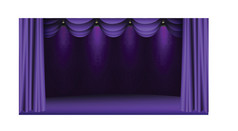 紫色的窗帘阶段
