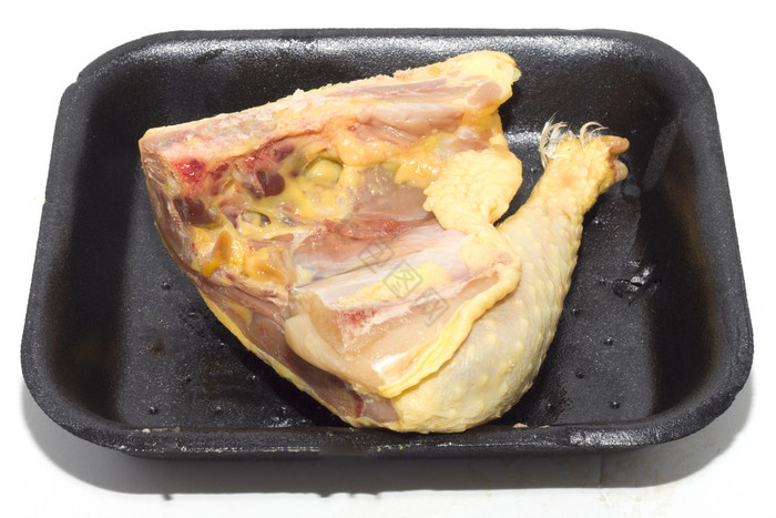 切割鸡腿和大腿图片