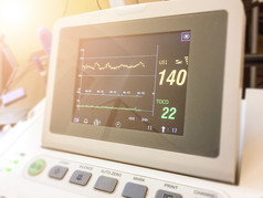 屏幕监控测量心脏率医院