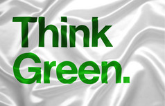 生态学家消息印刷柔滑的织物消息为环境保护和绿色和环保能源认为绿色