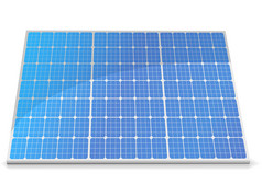 插图太阳能细胞模块每股收益向量