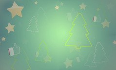 圣诞节摘要有创意的轮廓大纲背景d-illustration
